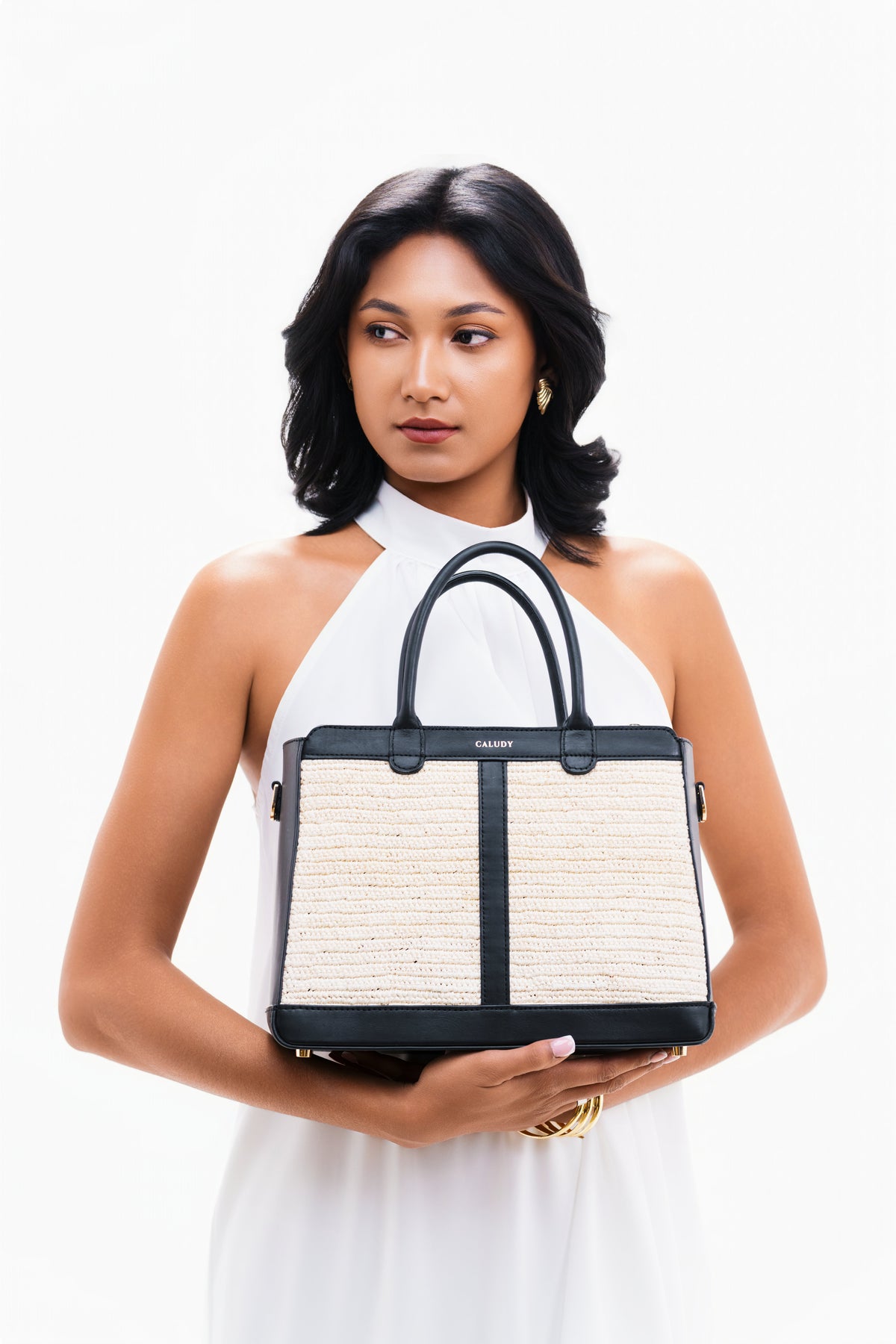 sac  VANILLE : tote emblématique de CALUDY